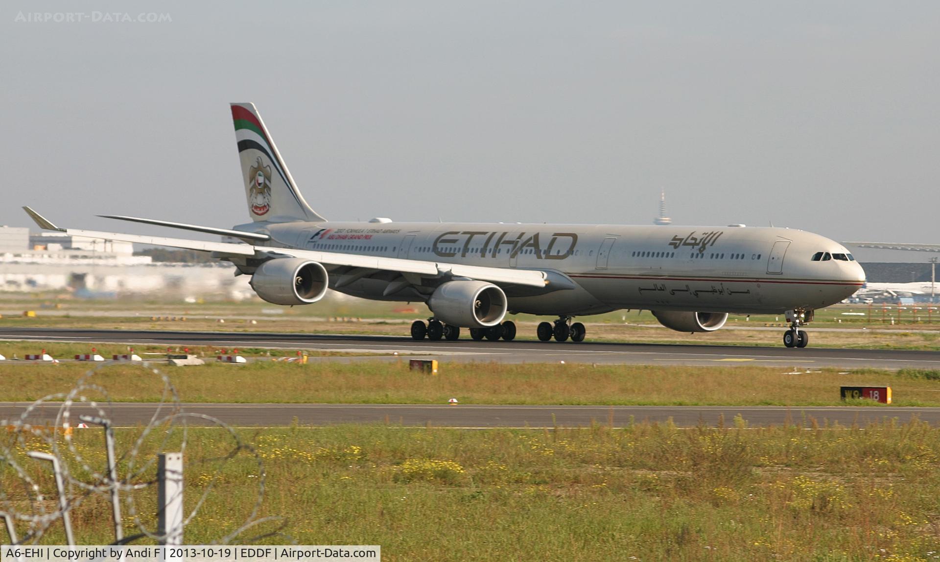 A6-EHI, 2008 Airbus A340-642X C/N 929, Etihad Airways Airbus A340-642X