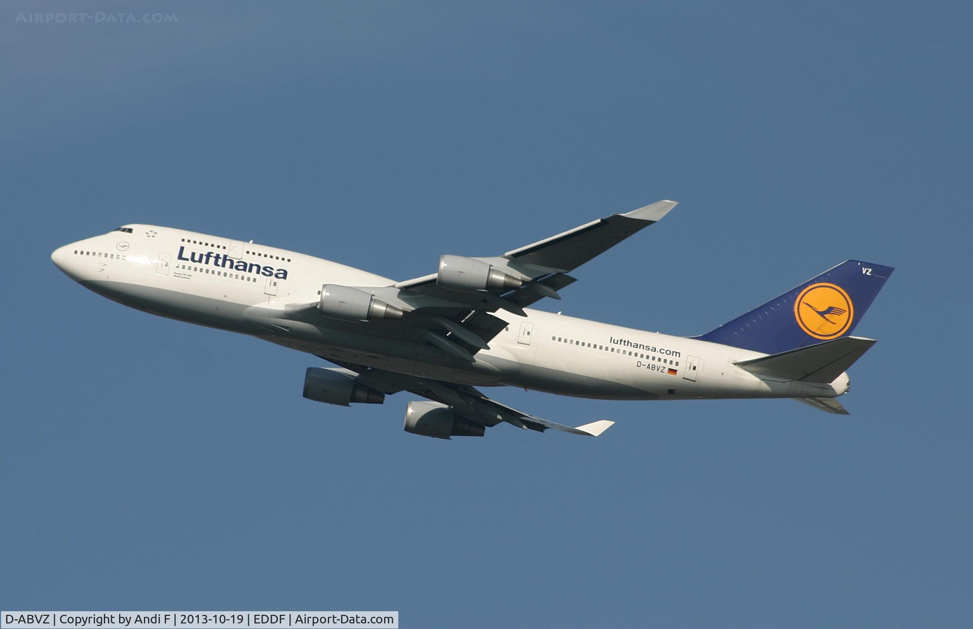 D-ABVZ, 2001 Boeing 747-430 C/N 29870, Lufthansa Boeing 747-430