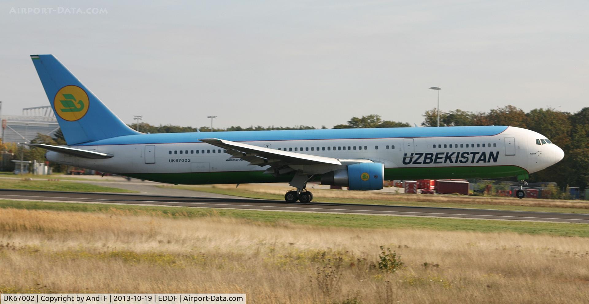 UK67002, 1997 Boeing 767-33P/ER C/N 28392, Uzbekistan Airways Boeing 767-33P(ER)