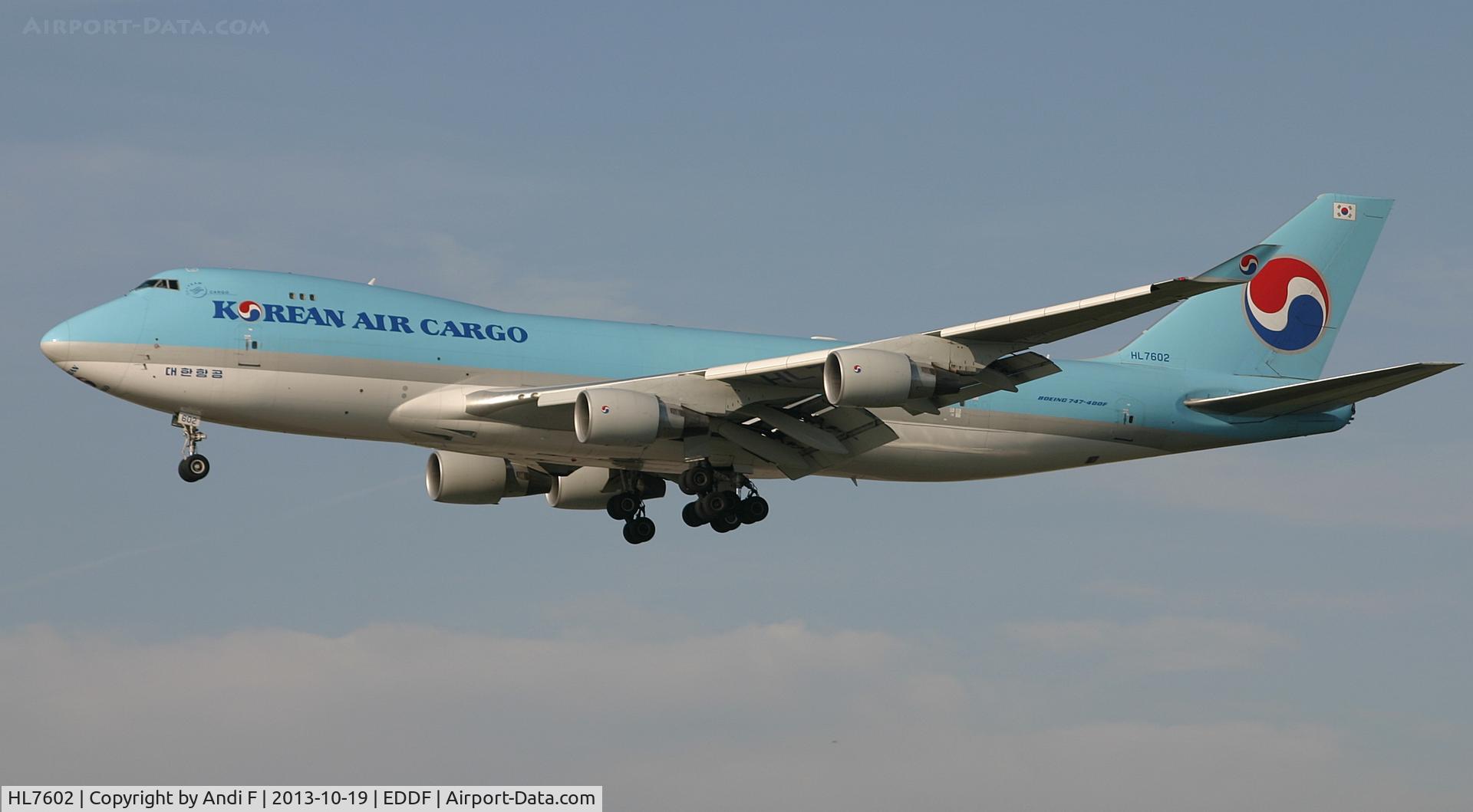 HL7602, 2005 Boeing 747-4B5F/SCD C/N 34301, Korean Air Cargo Boeing 747-4B5(ER/F)