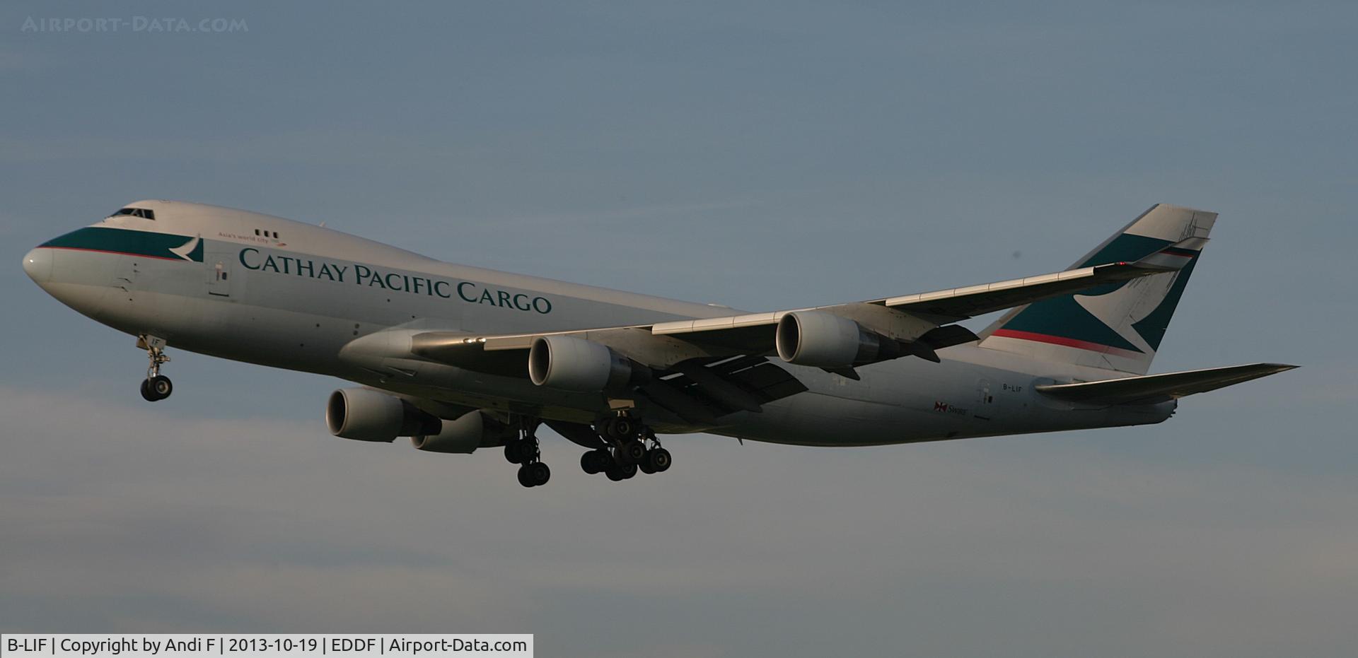 B-LIF, 2009 Boeing 747-467ERF C/N 36871, Cathay Pacific Cargo Boeing 747-467(ER/F)
