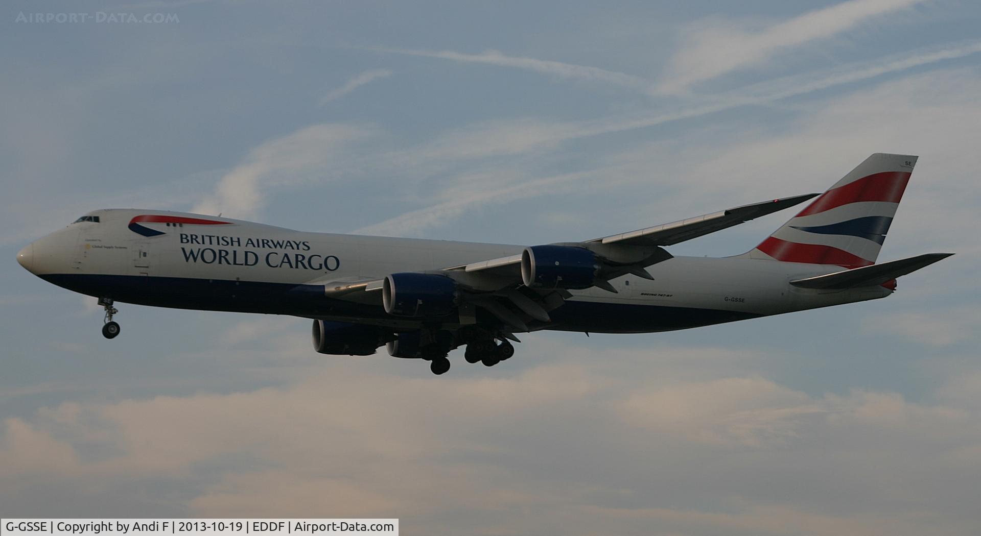 G-GSSE, 2011 Boeing 747-87UF C/N 37568, British Airways World Cargo Boeing 747-87U(F)