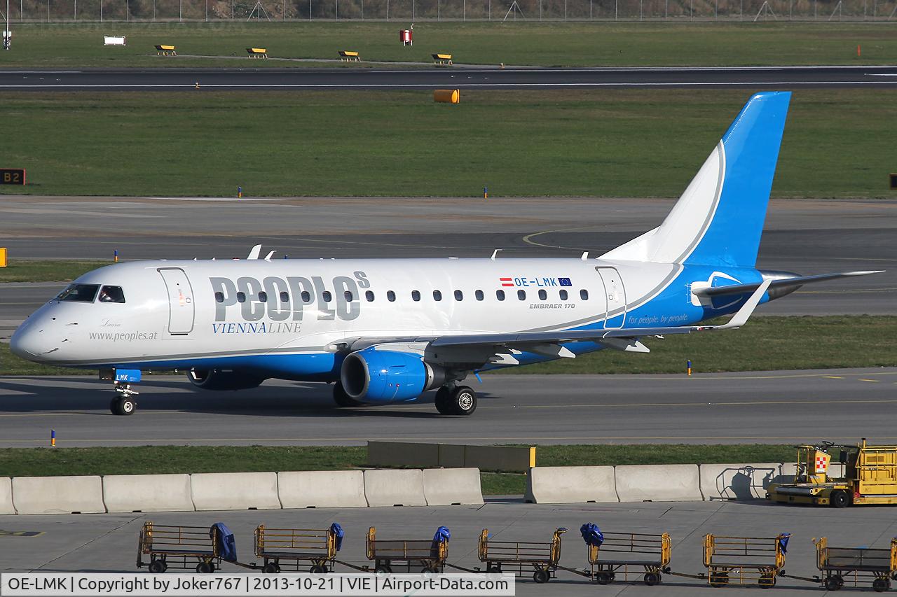 OE-LMK, 2006 Embraer 170LR (ERJ-170-100LR) C/N 17000150, People's Viennaline