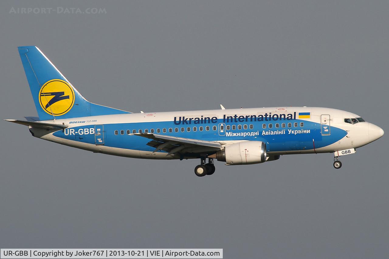 UR-GBB, 1997 Boeing 737-5L9 C/N 28995, Ukraine International Airlines
