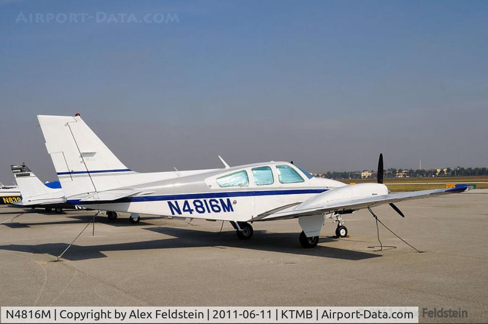 N4816M, 1978 Beech 95-B55 (T42A) Baron C/N TC-2157, Tamiami
