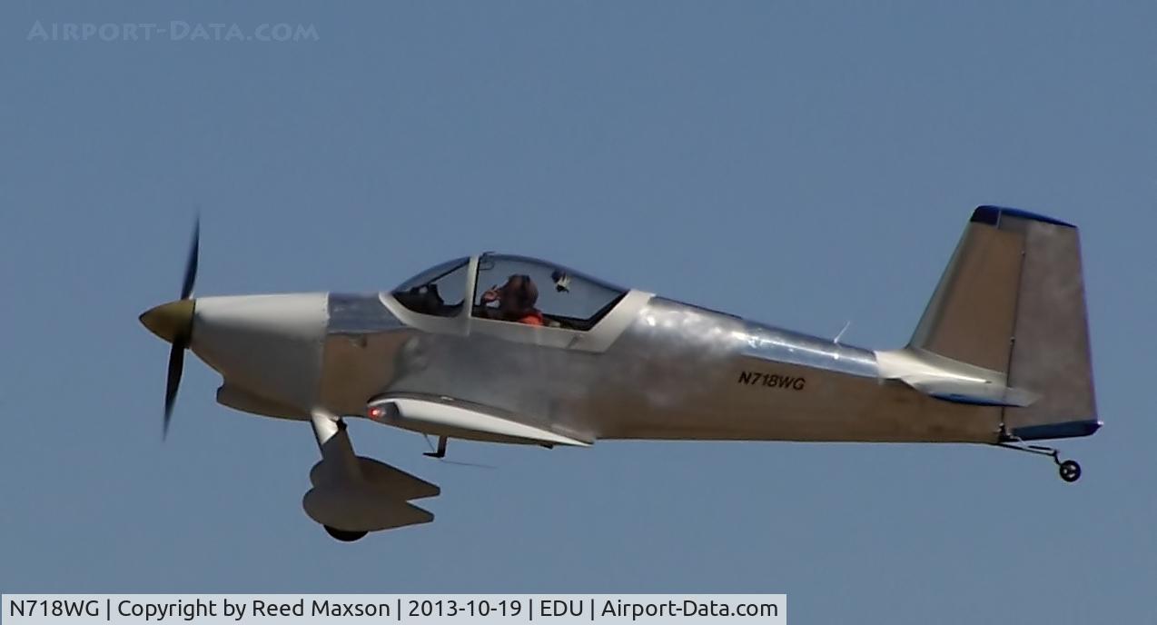 N718WG, 2012 Vans RV-7 C/N 70718, Departing University Airport