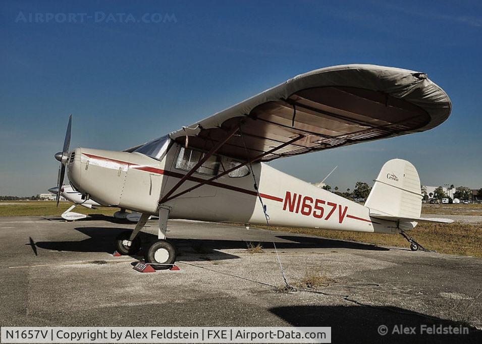 N1657V, 1947 Cessna 140 C/N 13829, Ft. Lauderdale Executive