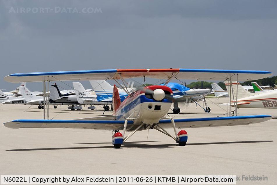 N6022L, 1975 Great Lakes 2T-1A-2 Sport Trainer C/N 0712, Tamiami