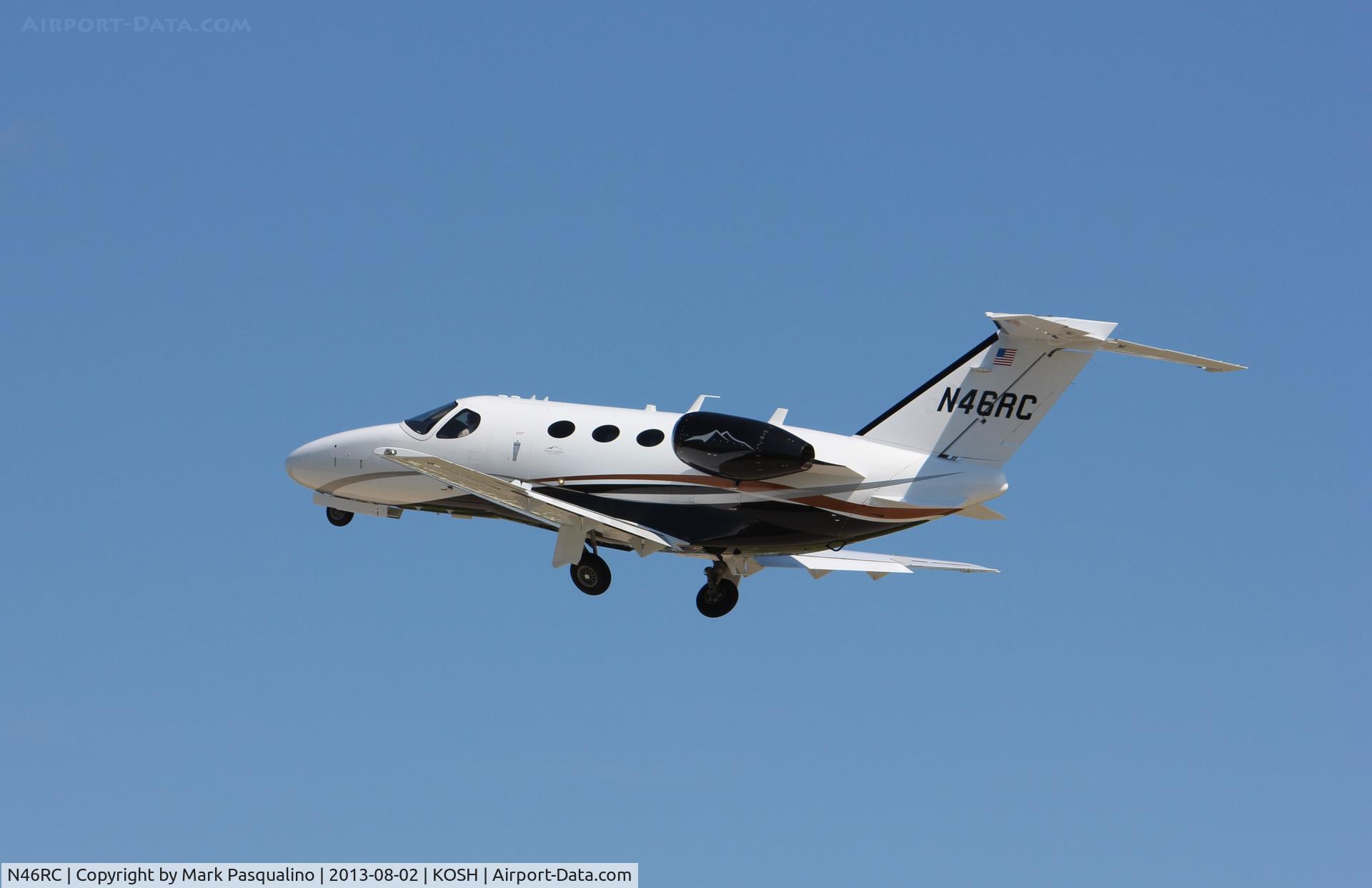 N46RC, 2010 Cessna 510 Citation Mustang Citation Mustang C/N 510-0327, Cessna 510