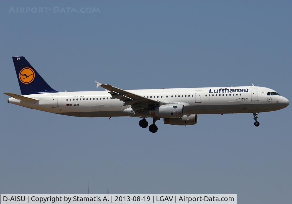 D-AISU, 2009 Airbus A321-231 C/N 4016, Landing on rwy 03L
