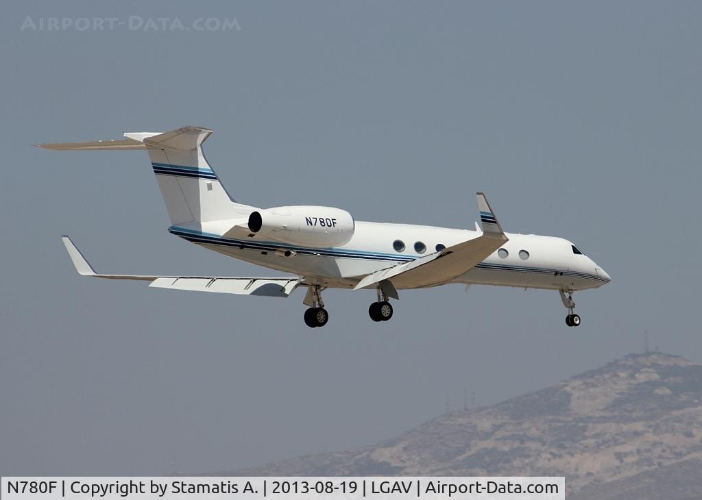 N780F, Gulfstream Aerospace GV-SP (G550) C/N 5261, Landing on rwy 03L