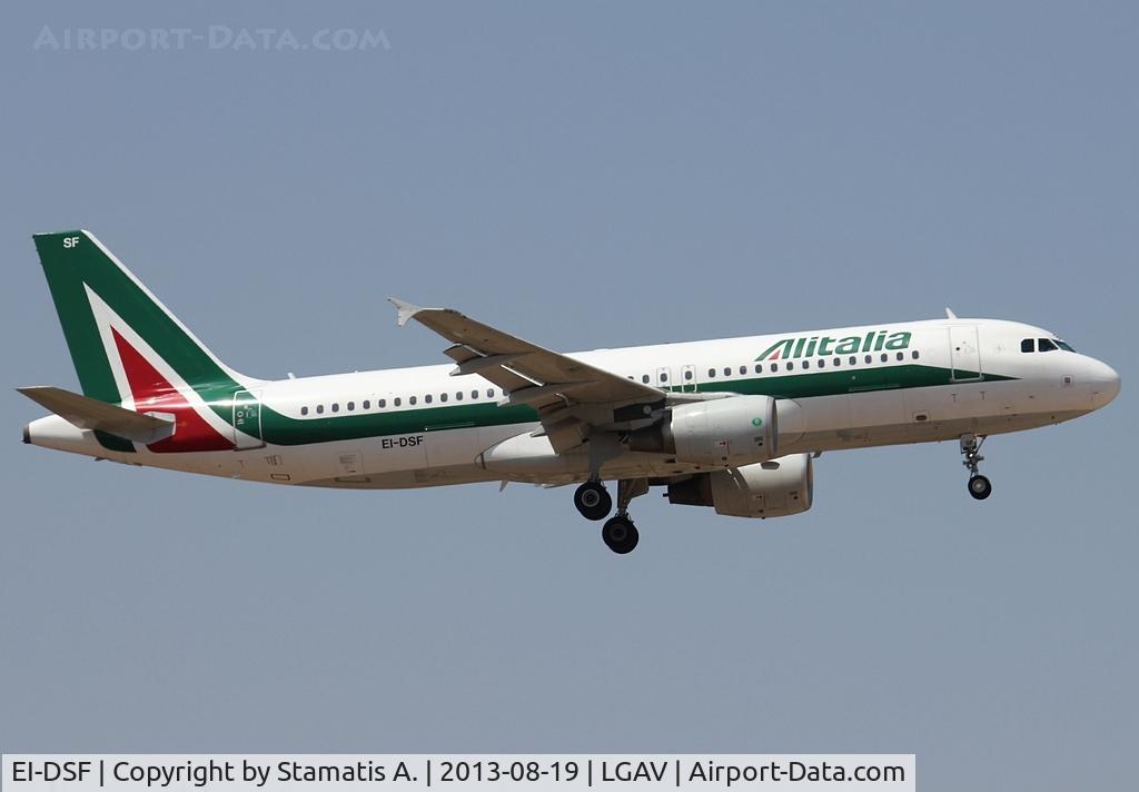 EI-DSF, 2007 Airbus A320-216 C/N 3080, Landing on rwy 03L