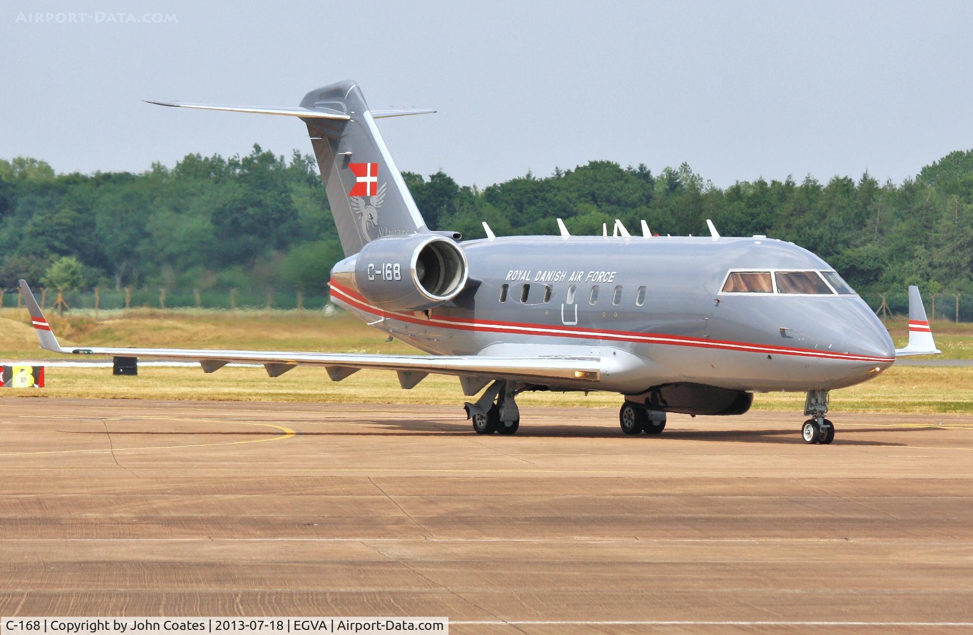 C-168, 2000 Bombardier Challenger 604 (CL-600-2B16) C/N 5468, Arriving at RIAT 2013