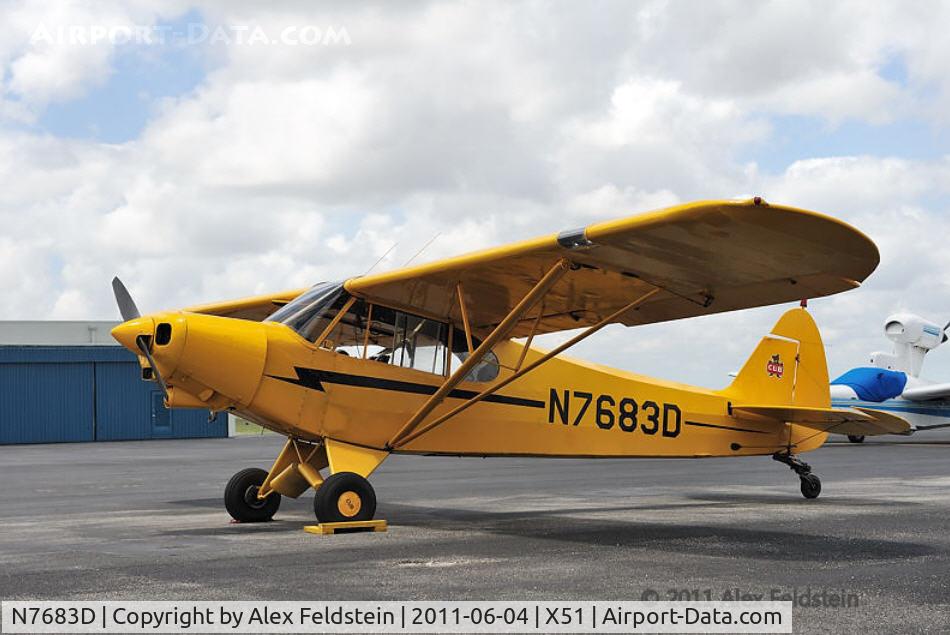 N7683D, 1957 Piper PA-18A 150 Super Cub C/N 18-5905, @Homestead General