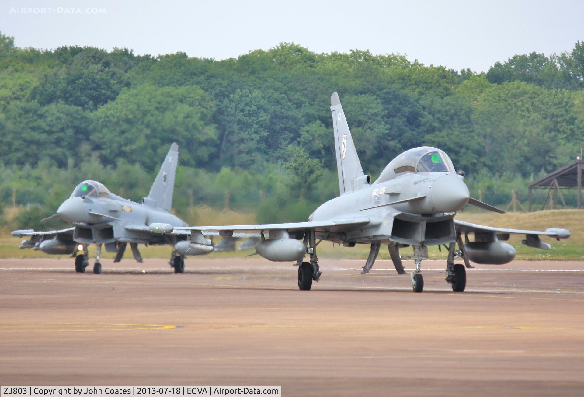 ZJ803, 2003 Eurofighter EF-2000 Typhoon T3 C/N 0013/BT004, T3 