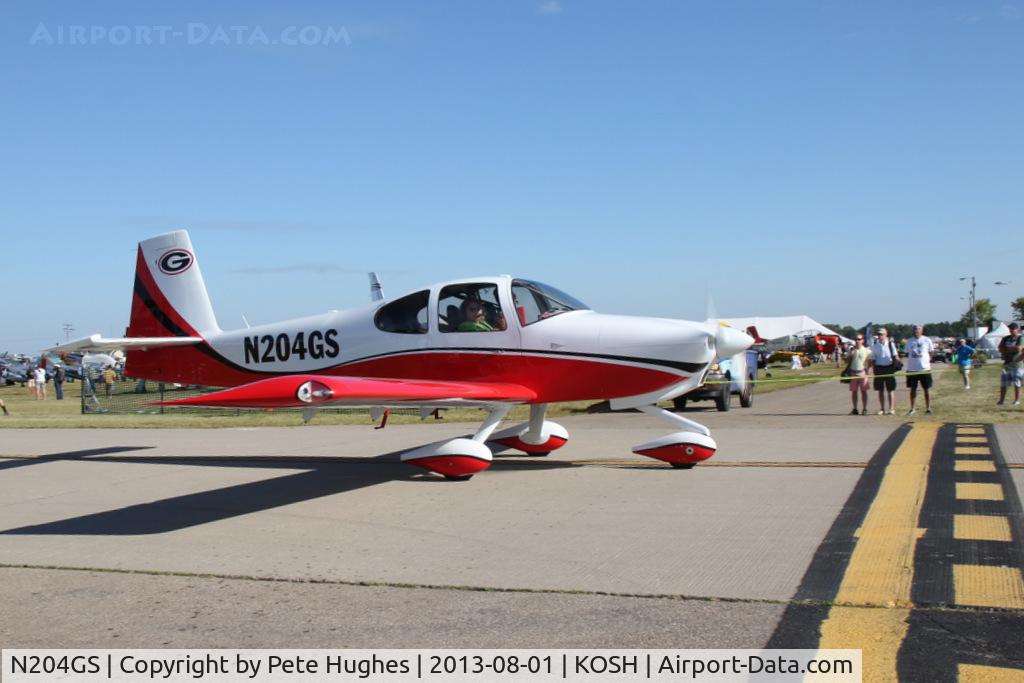 N204GS, 2008 Vans RV-10 C/N 40274, N204GS at Oshkosh 2013