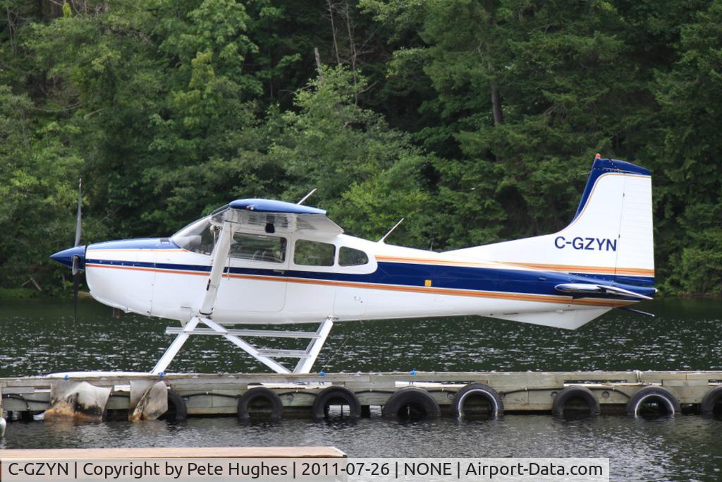 C-GZYN, 1978 Cessna A185F Skywagon 185 C/N 18503545, C-GZYN moored at Powell River BC