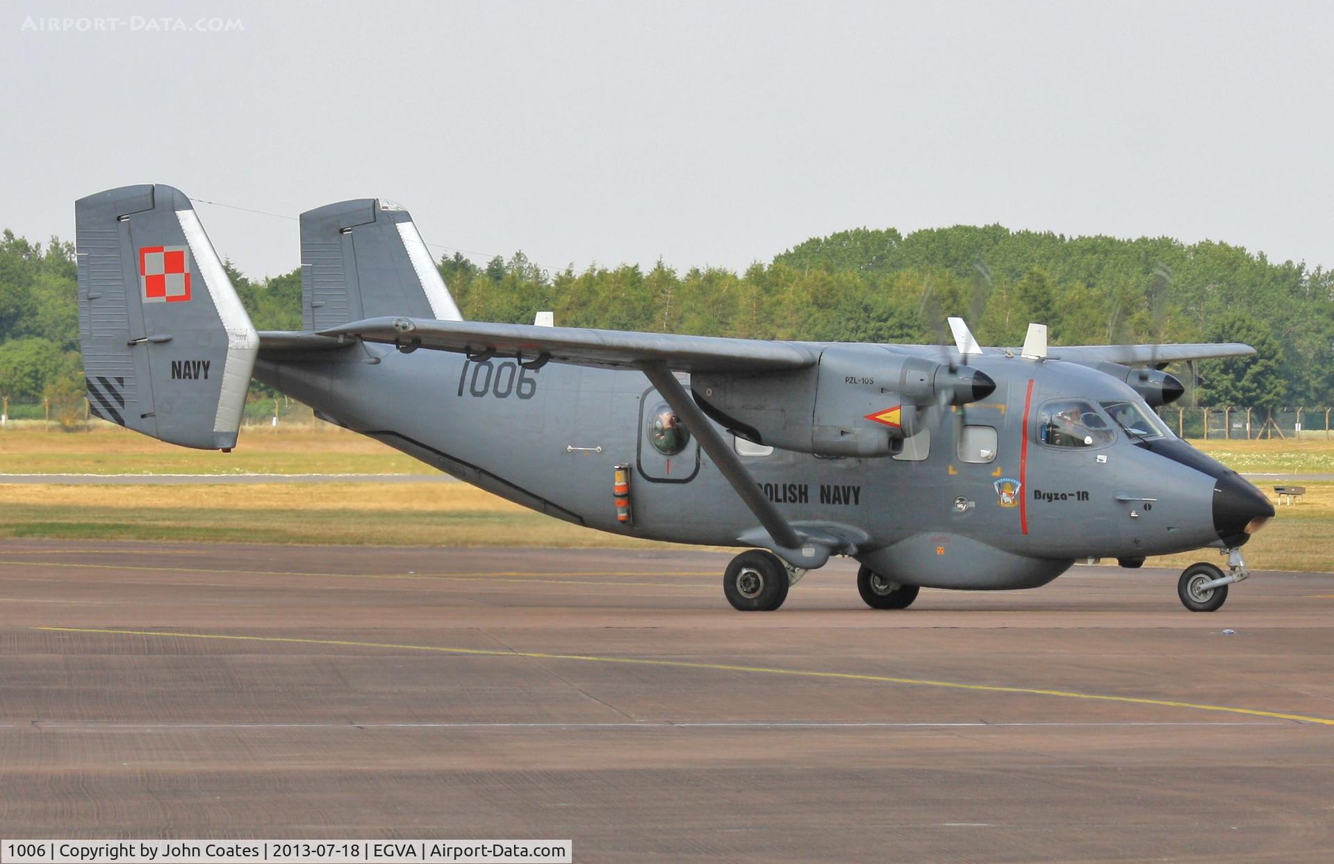 1006, PZL-Mielec M-28B1R Bryza 1R C/N AJG001-04, Arriving for RIAT 2013