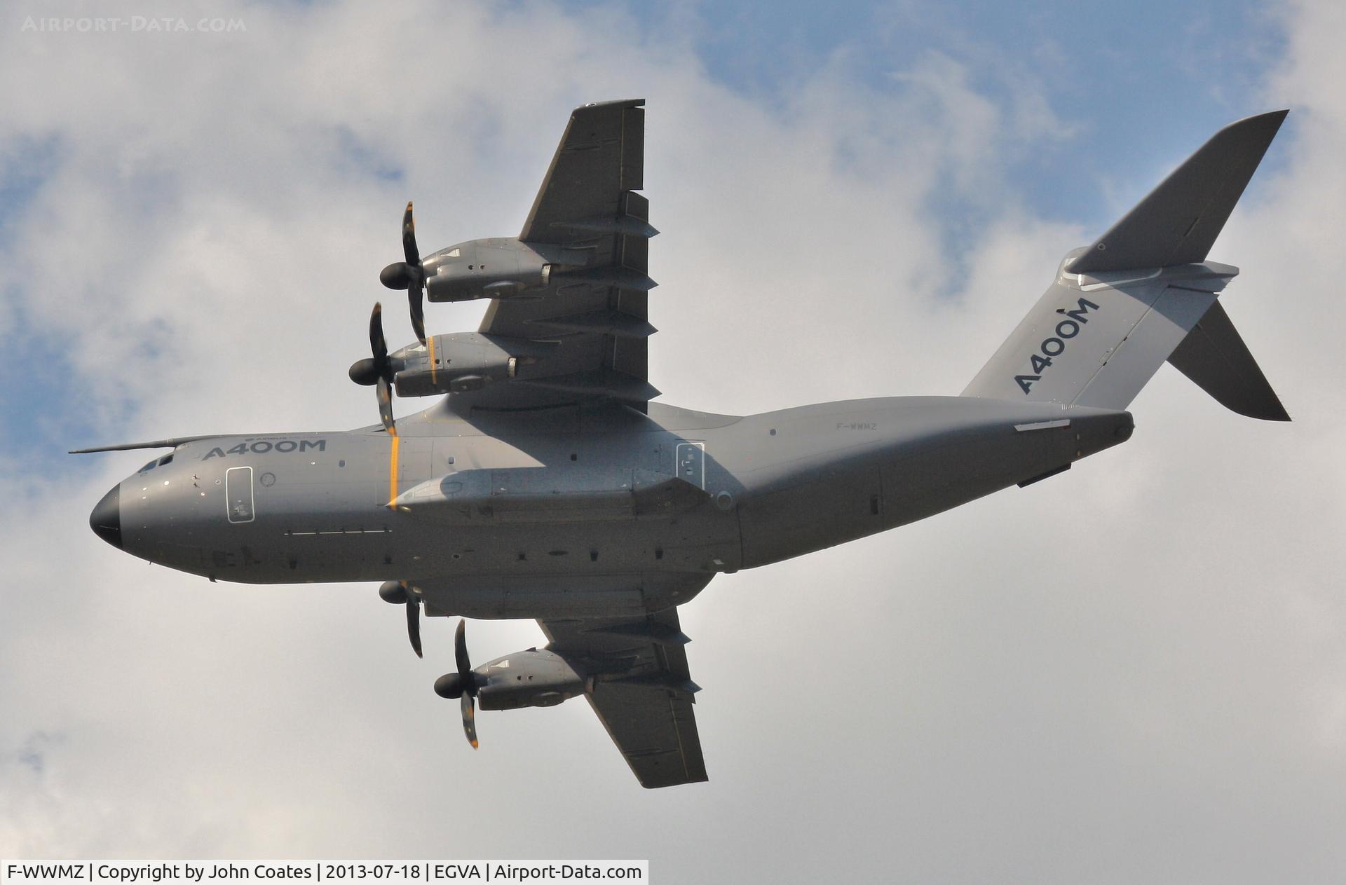 F-WWMZ, 2011 Airbus A400M-180 Atlas C/N 006, Low pass arriving at RIAT 2013