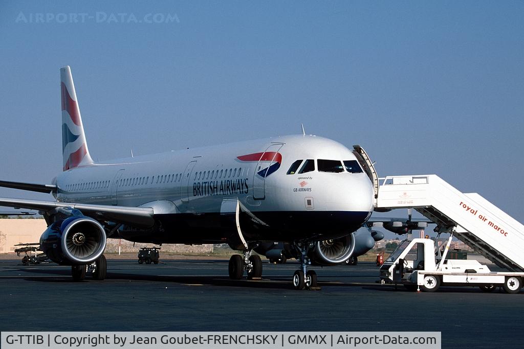 G-TTIB, 2001 Airbus A321-231 C/N 1433, GB Airways BAW colors to Manchester