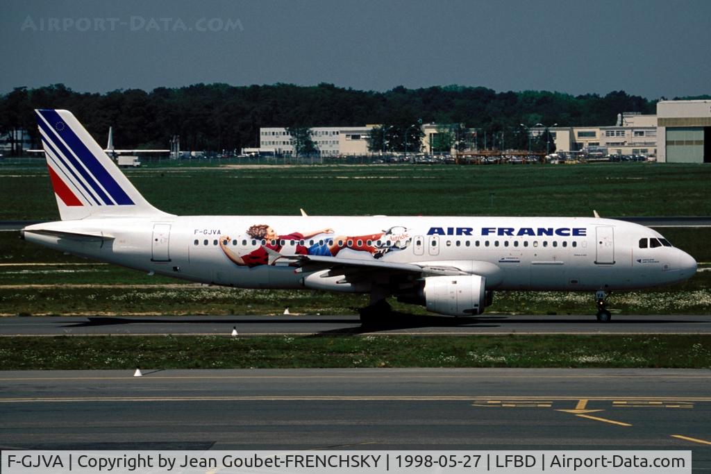 F-GJVA, 1990 Airbus A320-211 C/N 144, colors World Cup 