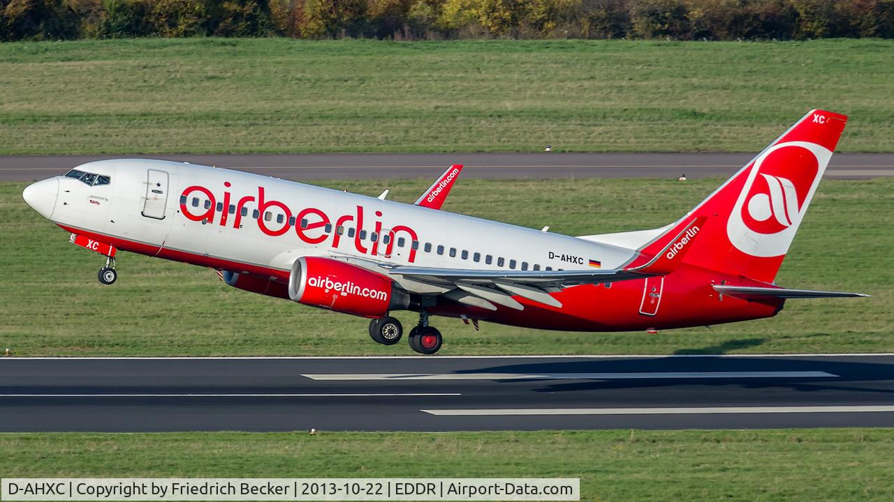 D-AHXC, 2007 Boeing 737-7K5 C/N 34693, departure to Tegel via RW27