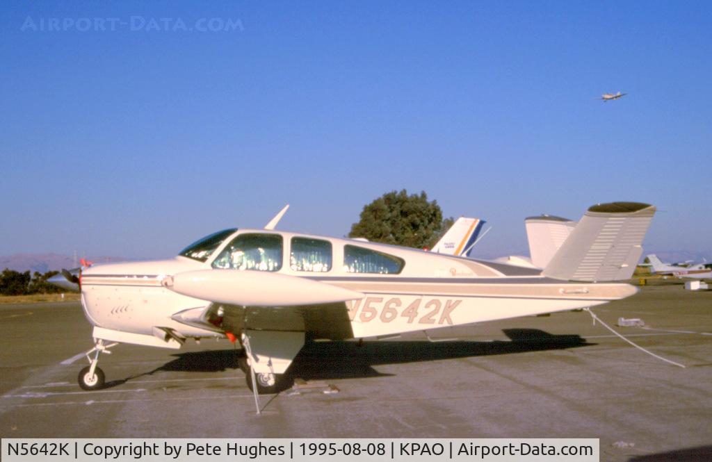 N5642K, 1964 Beech S35 Bonanza C/N D-7399, N5642K at Palo Alto