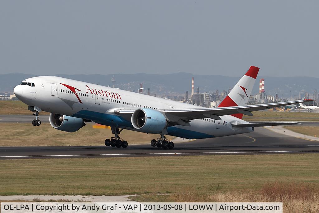 OE-LPA, 1997 Boeing 777-2Z9/ER C/N 28698, Austrian Airlines 777-200