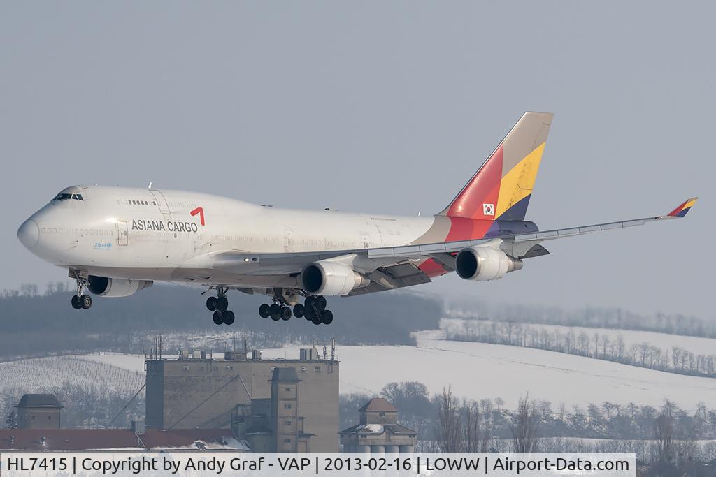 HL7415, 1993 Boeing 747-48EM(BDSF) C/N 25777, Asiana 747-400