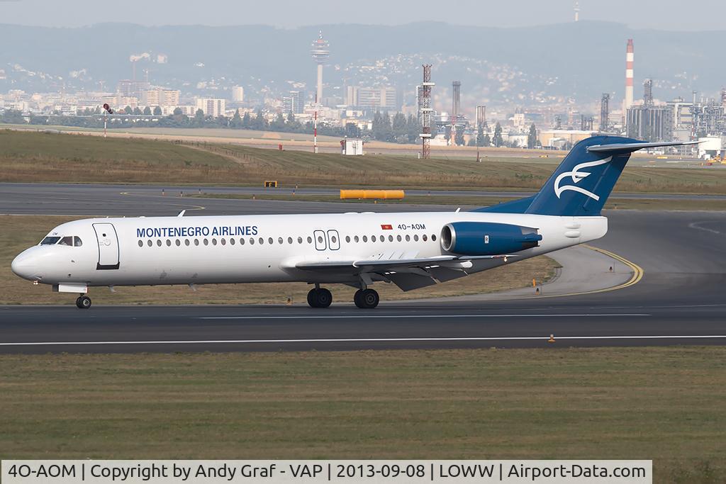 4O-AOM, 1990 Fokker 100 (F-28-0100) C/N 11321, Montenegro Airlines F100