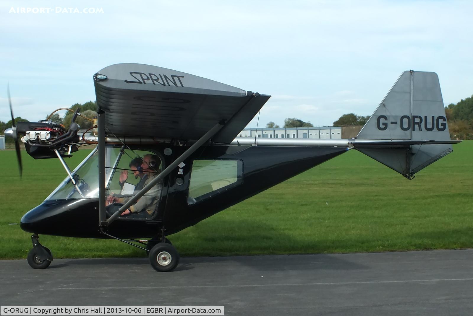 G-ORUG, 2003 Thruster T600N 450 C/N 0033-T600N-080, at Breighton's Pre Hibernation Fly-in, 2013