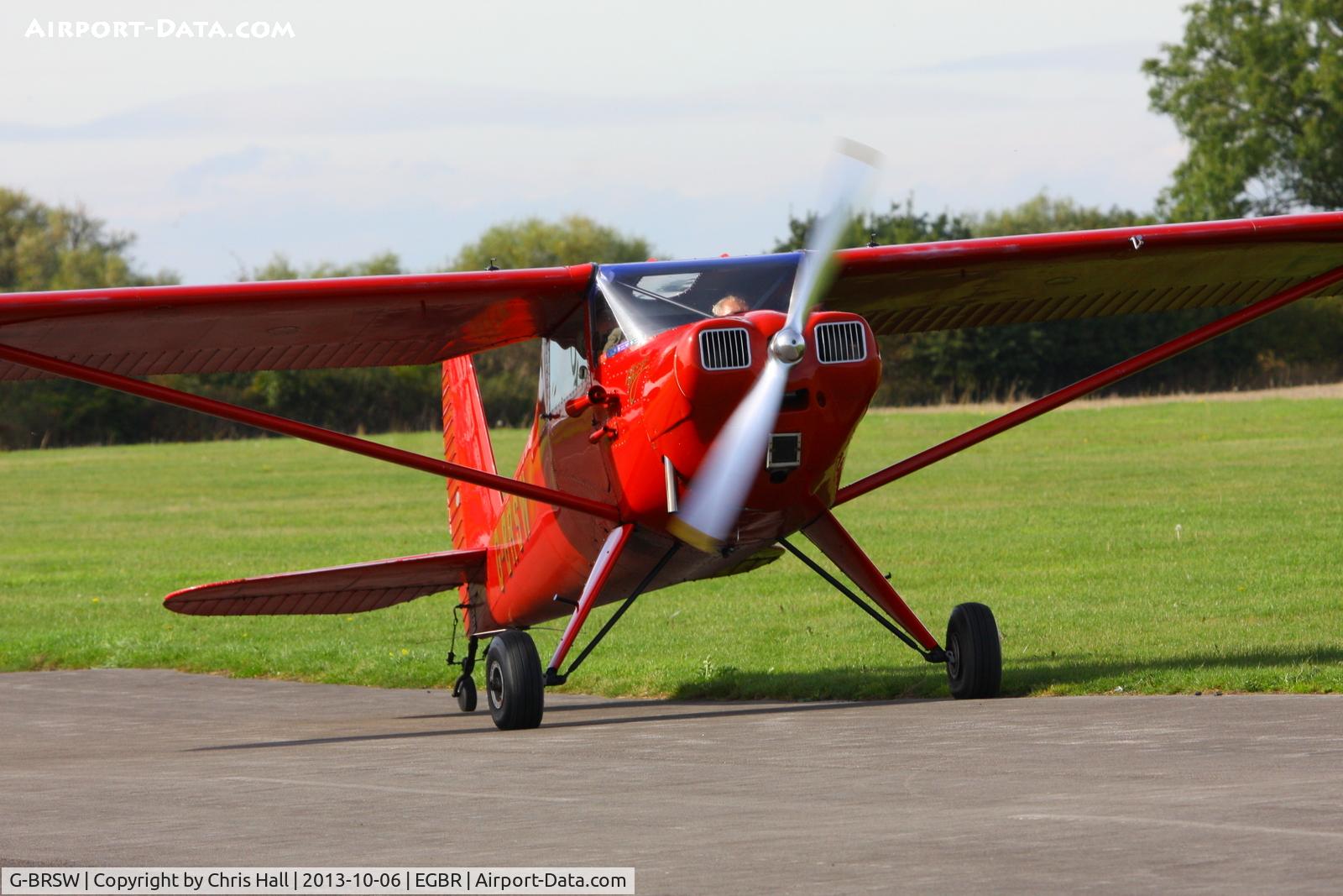 G-BRSW, 1946 Luscombe 8A C/N 3249, at Breighton's Pre Hibernation Fly-in, 2013