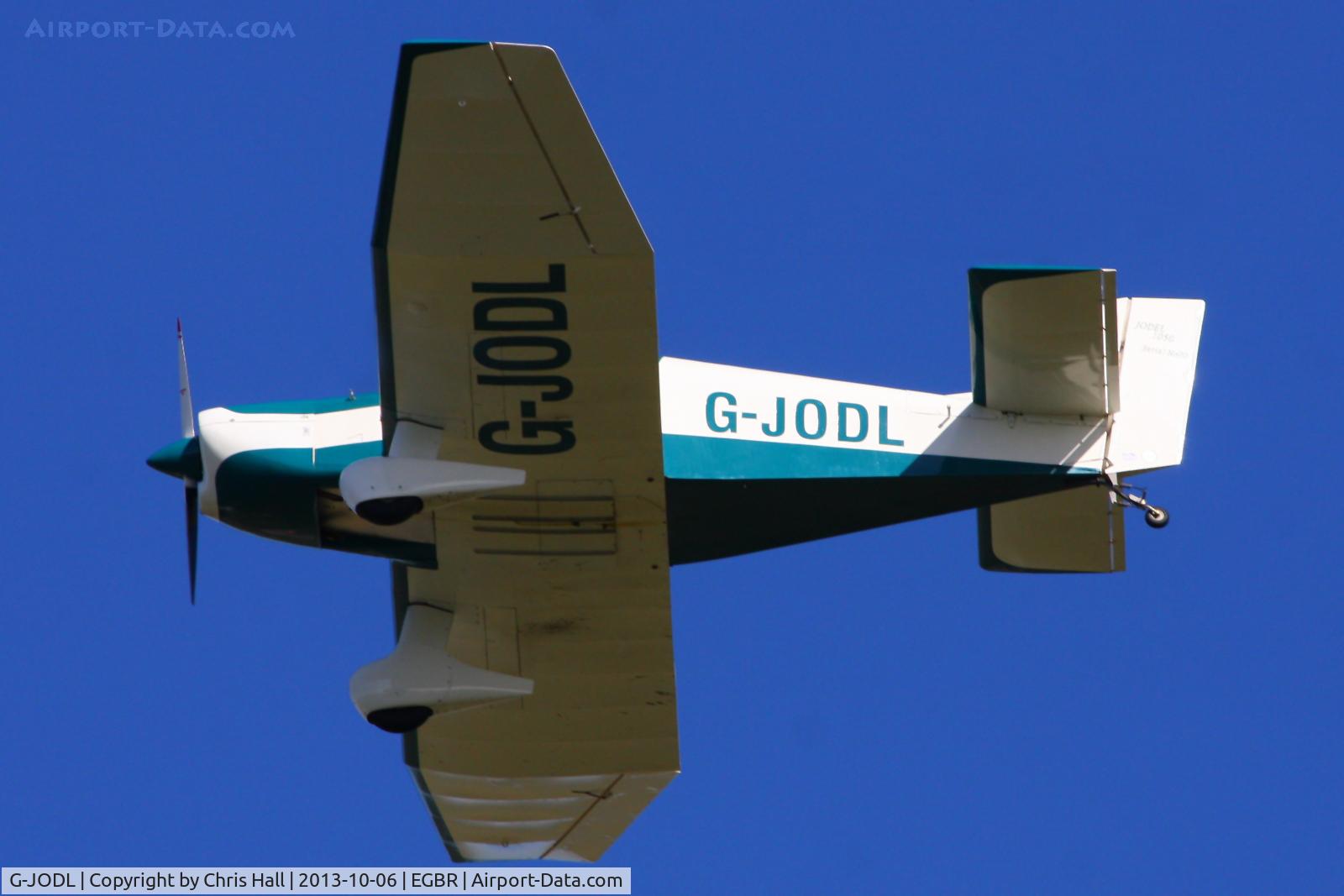G-JODL, 1960 SAN Jodel DR-1050M Excellence C/N 99, at Breighton's Pre Hibernation Fly-in, 2013
