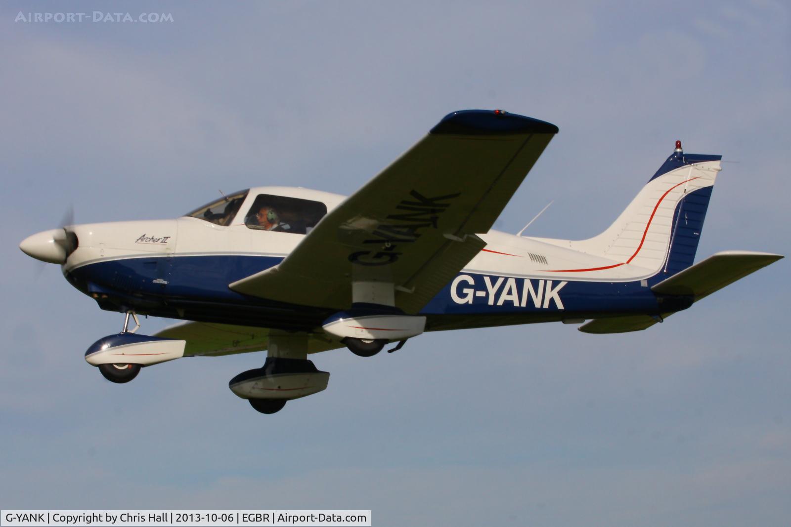 G-YANK, 1979 Piper PA-28-181 Cherokee Archer II C/N 28-8090163, at Breighton's Pre Hibernation Fly-in, 2013