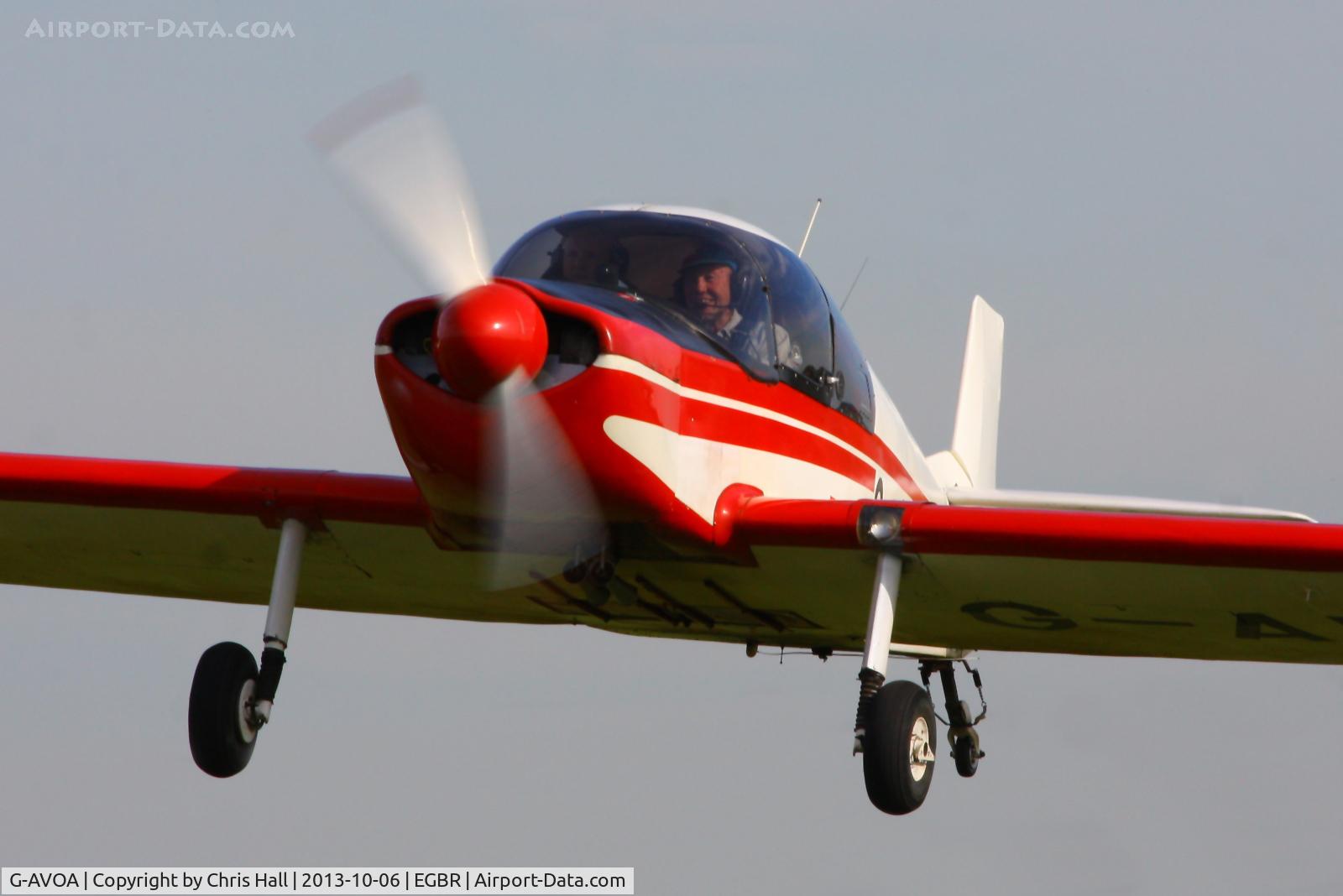 G-AVOA, 1961 SAN Jodel DR-1050 Ambassadeur C/N 195, at Breighton's Pre Hibernation Fly-in, 2013