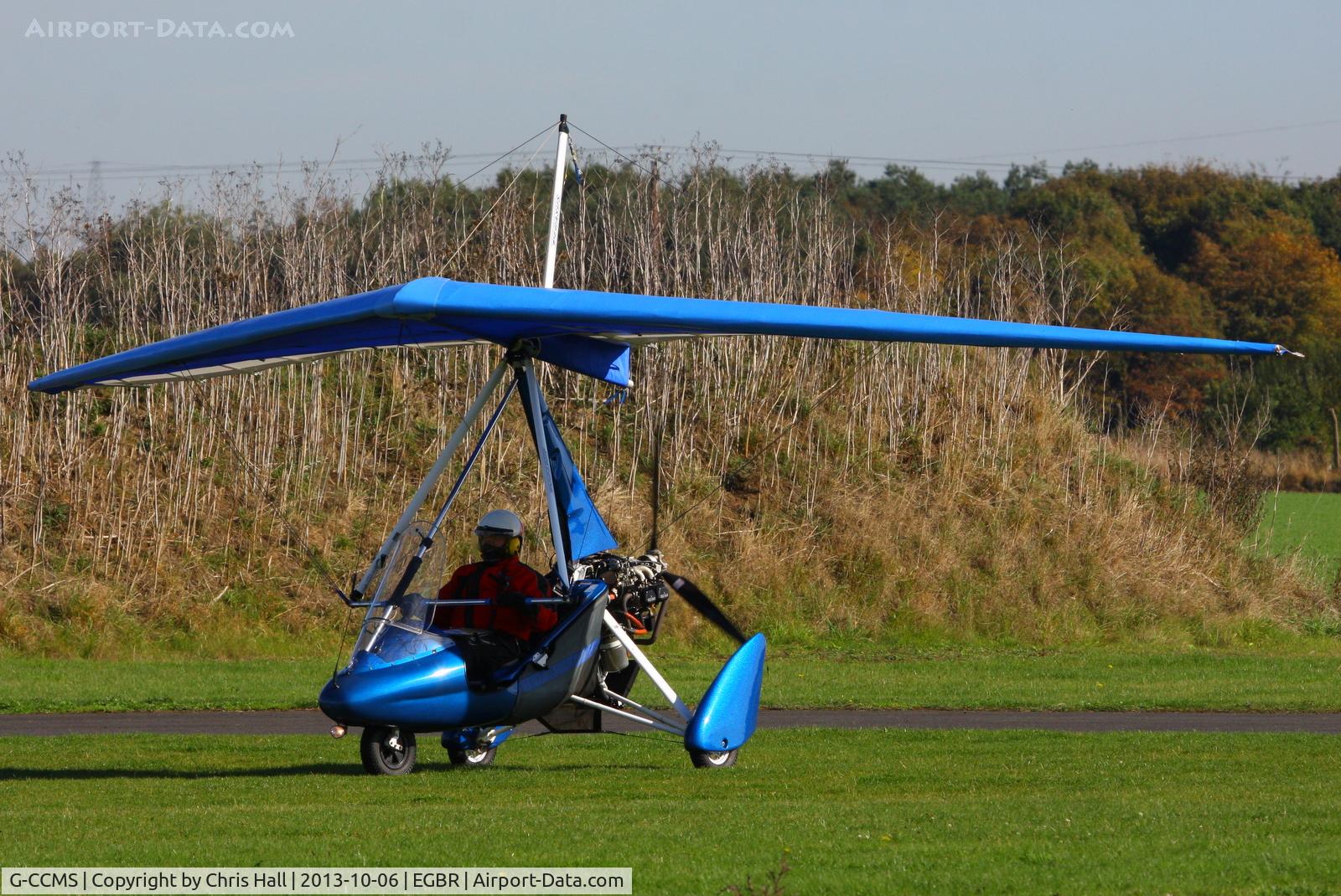 G-CCMS, 2003 Mainair Pegasus Quik C/N 7997, at Breighton's Pre Hibernation Fly-in, 2013