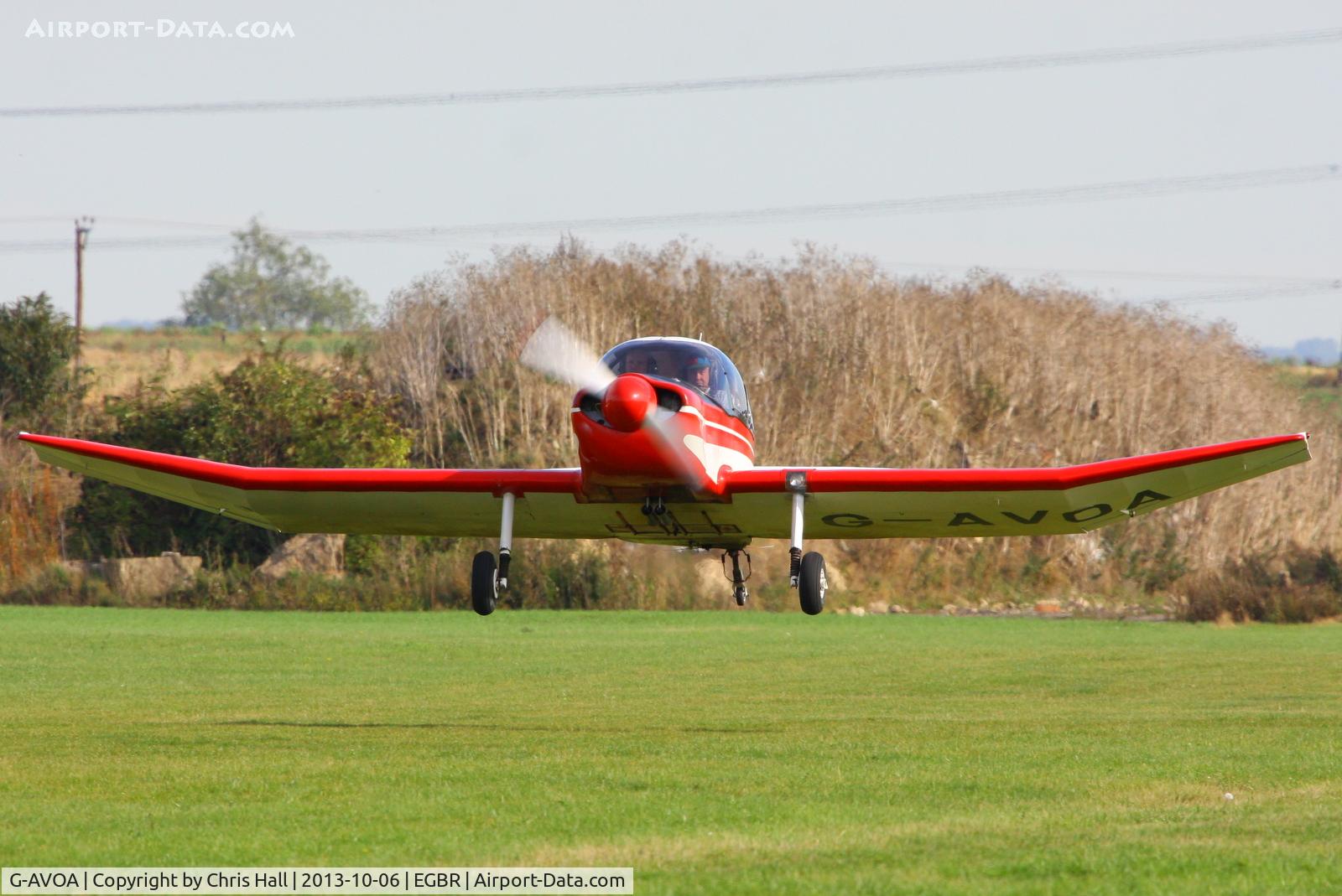 G-AVOA, 1961 SAN Jodel DR-1050 Ambassadeur C/N 195, at Breighton's Pre Hibernation Fly-in, 2013
