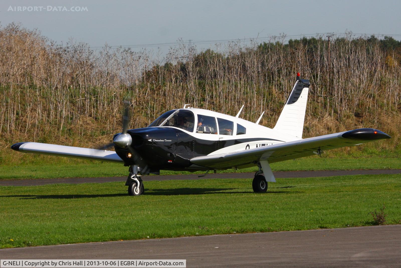 G-NELI, 1968 Piper PA-28R-180 Cherokee Arrow C/N 28R-31011, at Breighton's Pre Hibernation Fly-in, 2013
