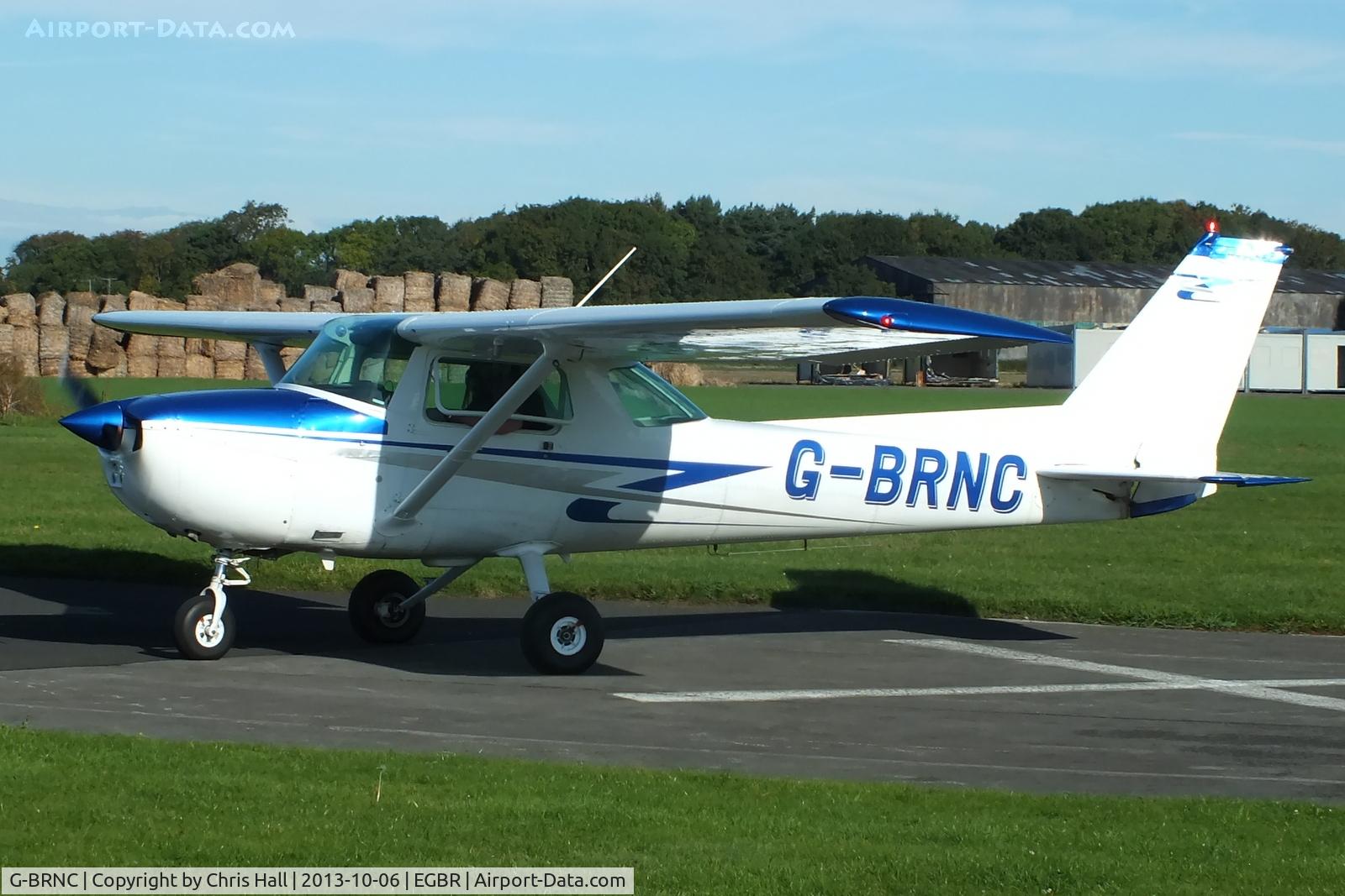 G-BRNC, 1976 Cessna 150M C/N 150-78833, at Breighton's Pre Hibernation Fly-in, 2013