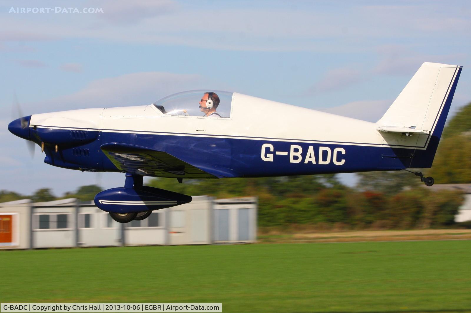 G-BADC, 1980 Rollason Beta B2A C/N PFA 002-10140, at Breighton's Pre Hibernation Fly-in, 2013