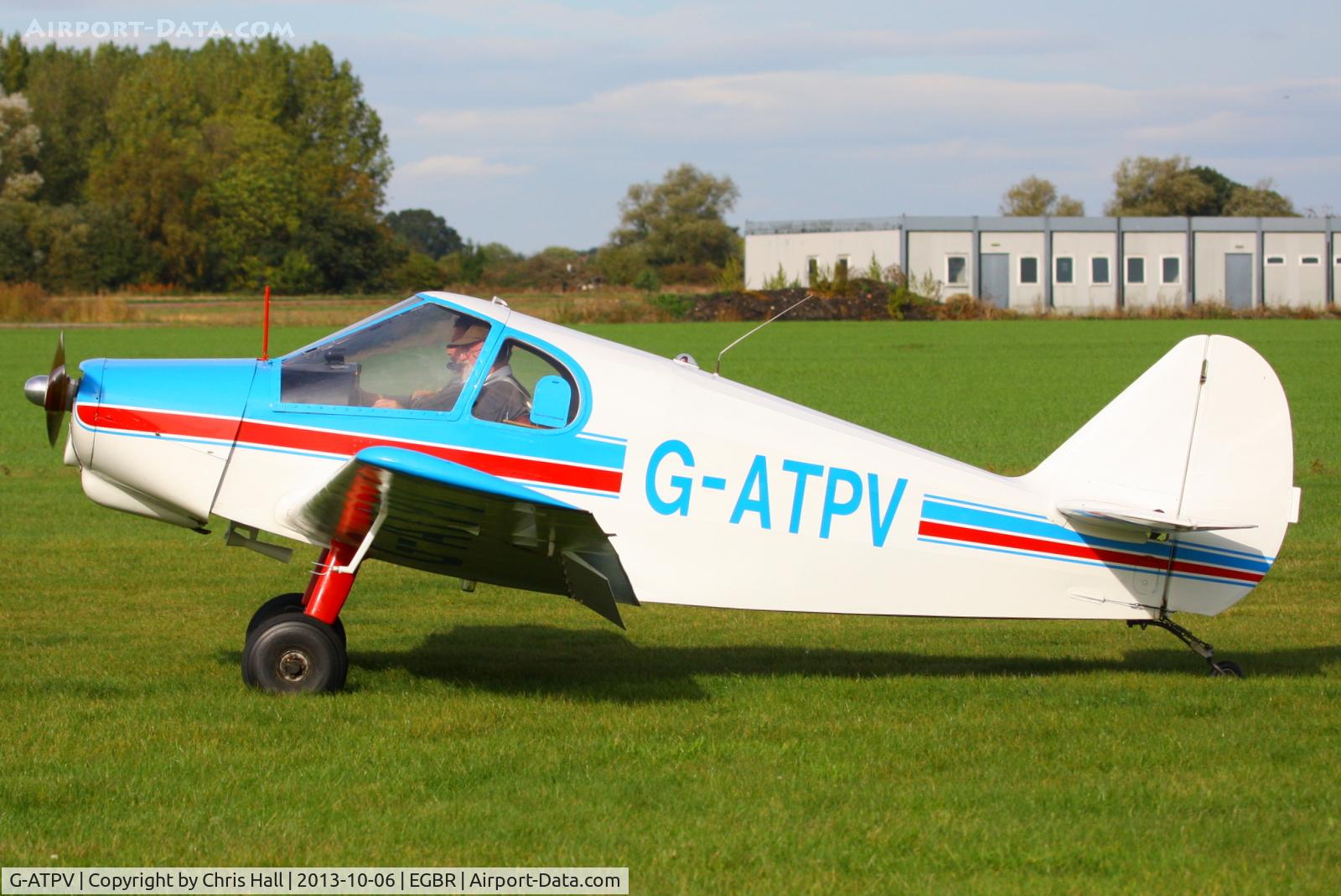 G-ATPV, 1959 Gardan Minicab (JB01 Standard) C/N JB-01, at Breighton's Pre Hibernation Fly-in, 2013