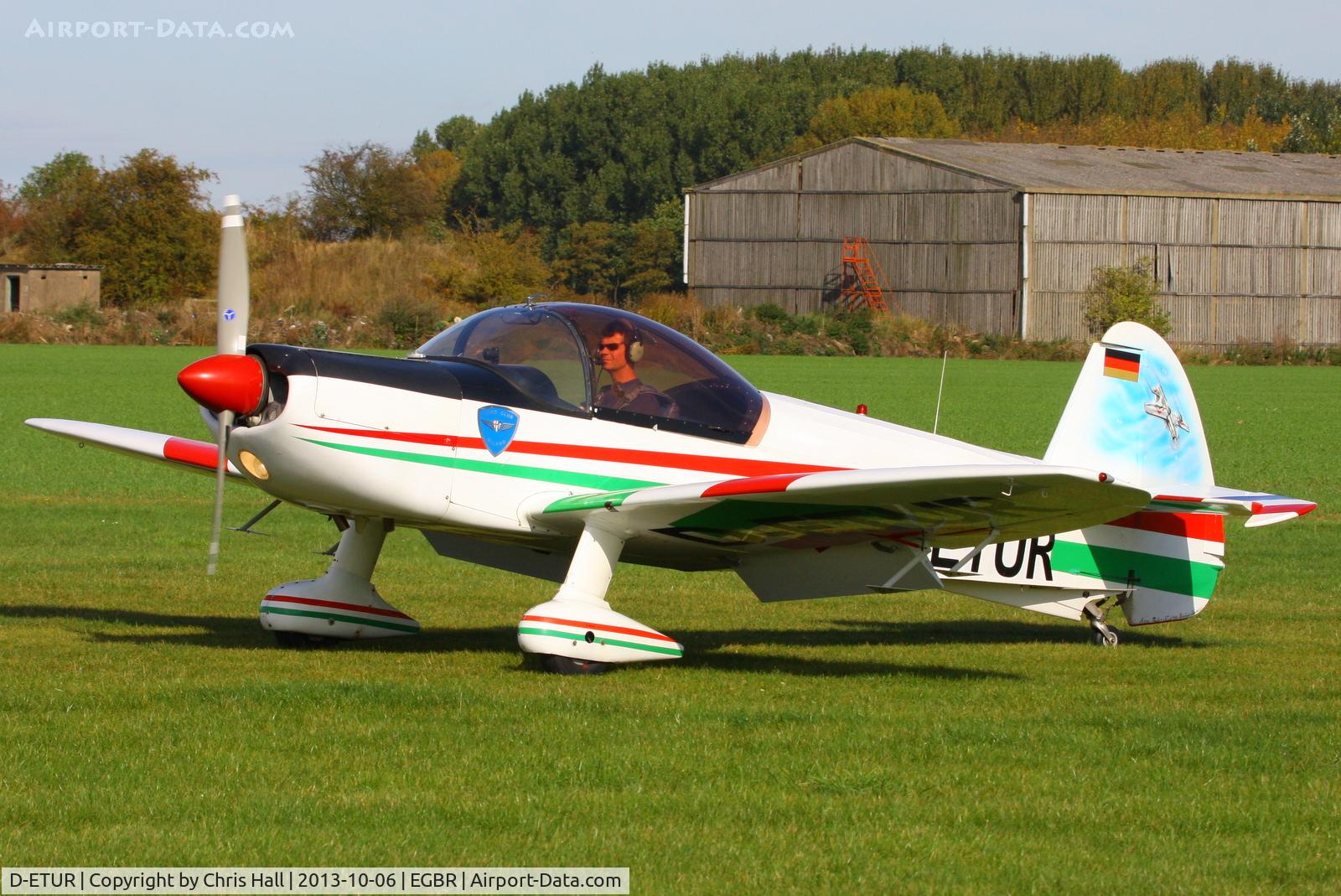 D-ETUR, 1973 Mudry CAP-10B C/N 38, at Breighton's Pre Hibernation Fly-in, 2013