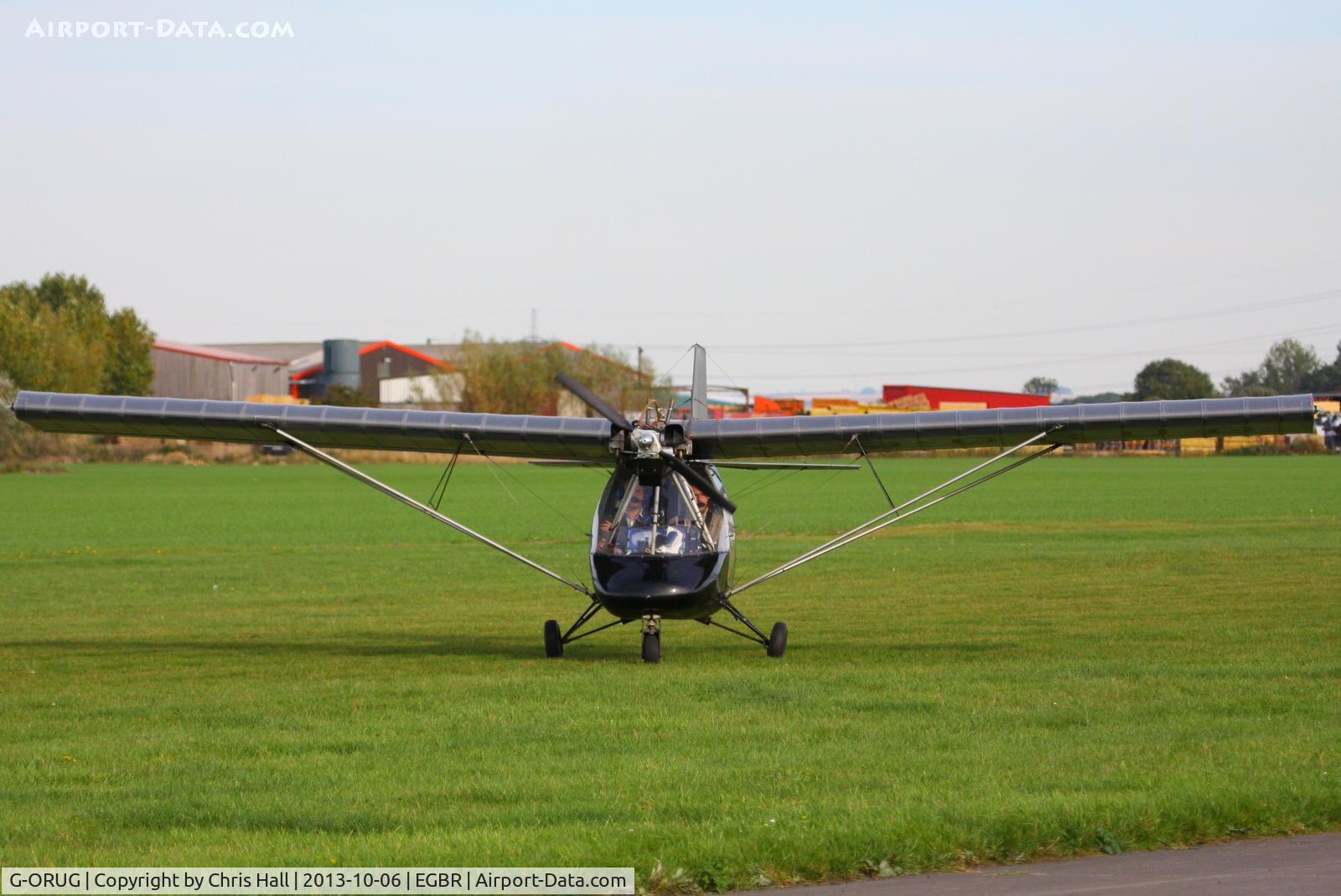 G-ORUG, 2003 Thruster T600N 450 C/N 0033-T600N-080, at Breighton's Pre Hibernation Fly-in, 2013