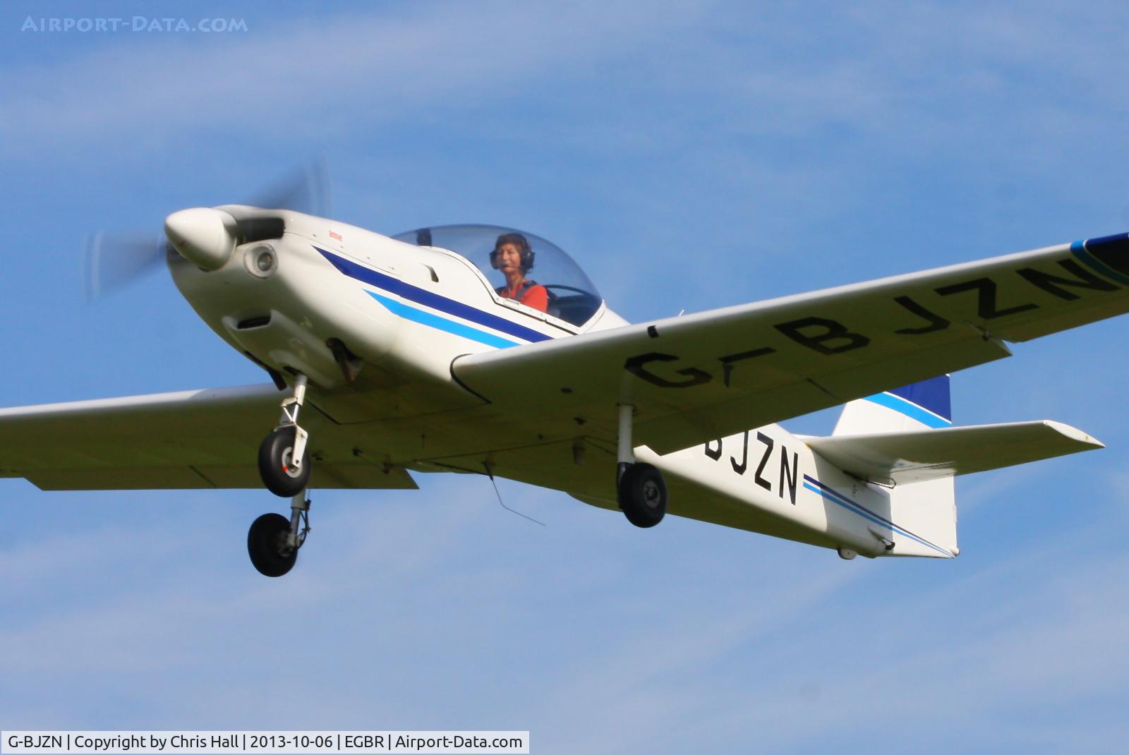 G-BJZN, 1982 Slingsby T-67A Firefly C/N 1997, at Breighton's Pre Hibernation Fly-in, 2013