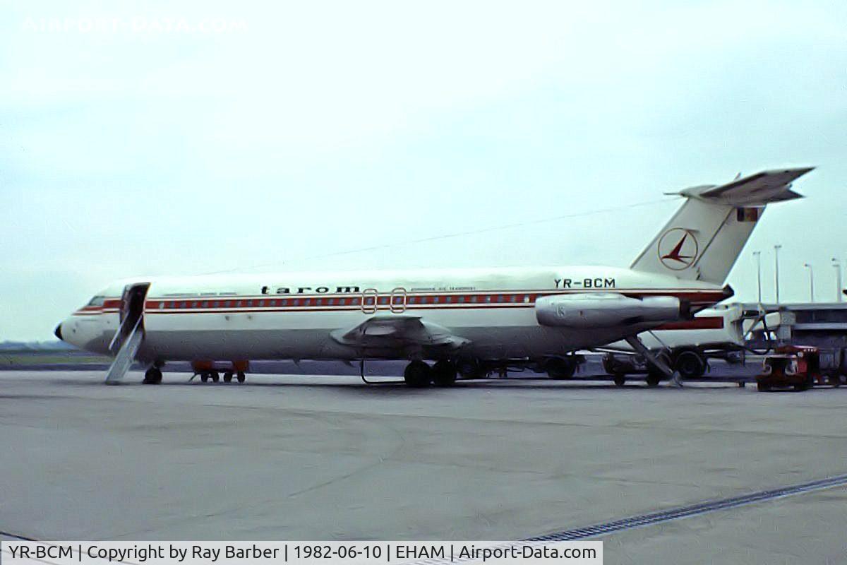 YR-BCM, 1977 BAC 111-525FT One-Eleven C/N BAC.256, BAC 1-11 525FT One Eleven [256] (Tarom) Amsterdam-Schiphol~PH 10/06/1982