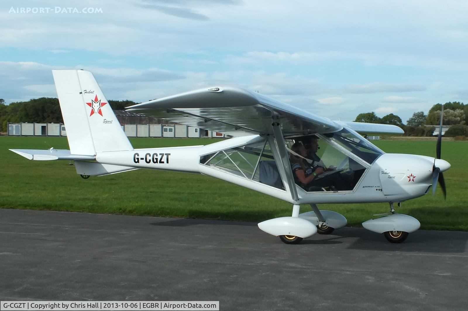 G-CGZT, 2012 Aeroprakt A-22L Foxbat C/N LAA 317A-15084, at Breighton's Pre Hibernation Fly-in, 2013