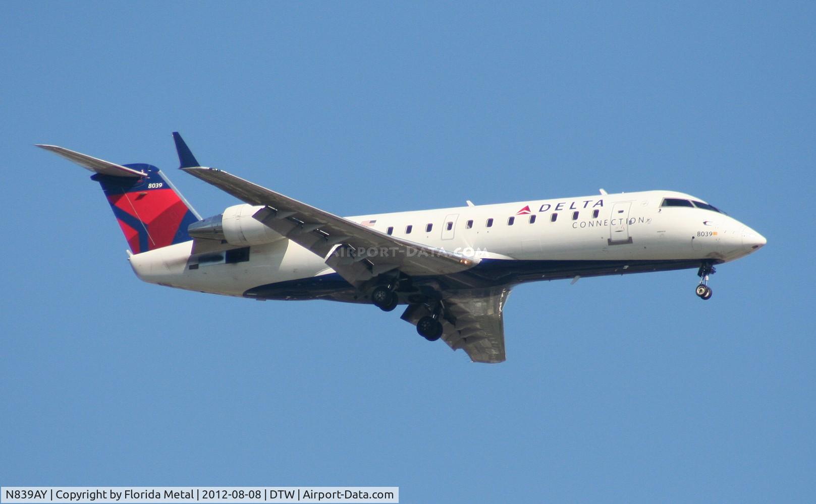 N839AY, 2005 Bombardier CRJ-200 (CL-600-2B19) C/N 8039, Delta Connection CRJ-200