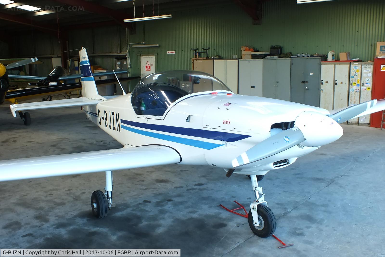 G-BJZN, 1982 Slingsby T-67A Firefly C/N 1997, at Breighton's Pre Hibernation Fly-in, 2013