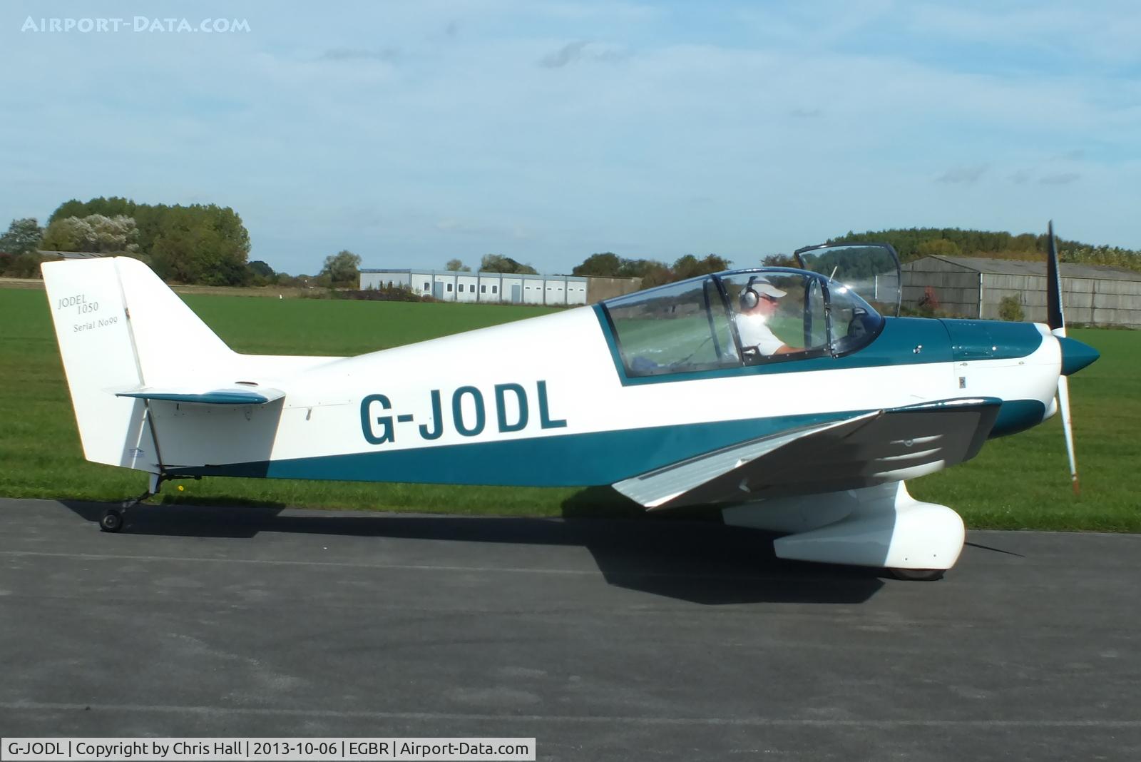 G-JODL, 1960 SAN Jodel DR-1050M Excellence C/N 99, at Breighton's Pre Hibernation Fly-in, 2013