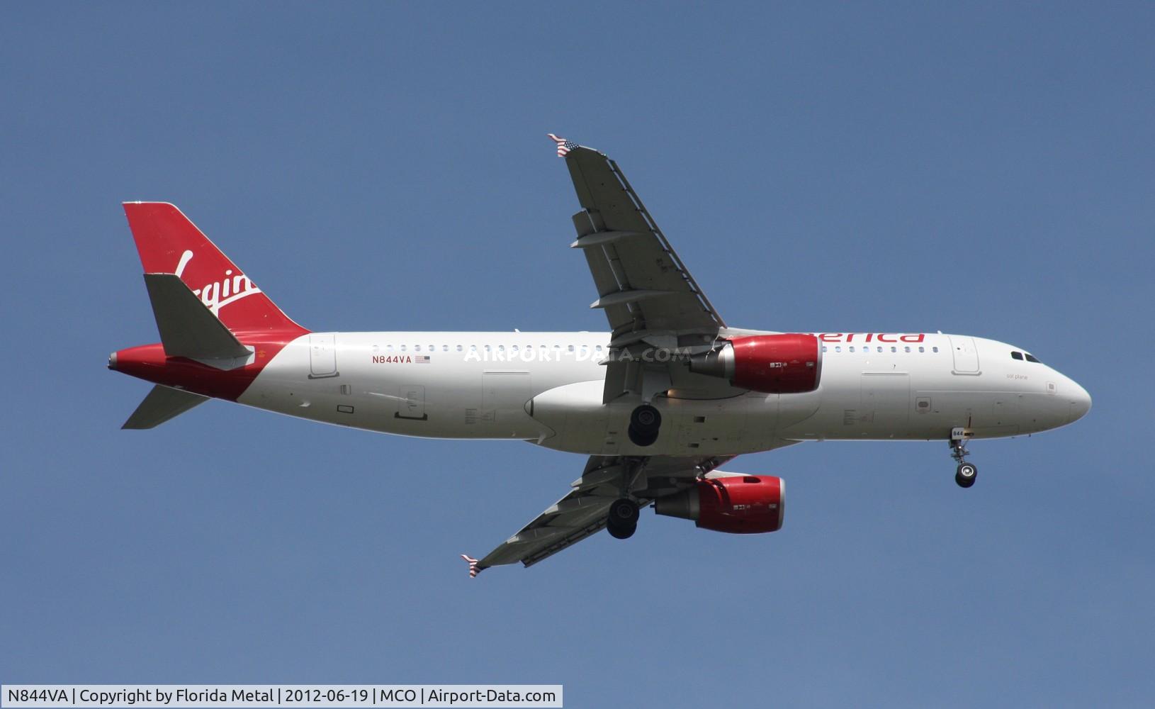 N844VA, Airbus A320-214 C/N 4851, Virgin America A320